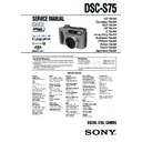 Sony DSC-S75 (serv.man4) Service Manual