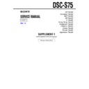 Sony DSC-S75 (serv.man8) Service Manual