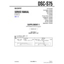 Sony DSC-S75 (serv.man9) Service Manual