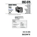 Sony DSC-S75 Service Manual
