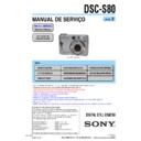 Sony DSC-S80 (serv.man2) Service Manual
