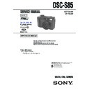 Sony DSC-S85 (serv.man3) Service Manual