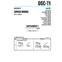Sony DSC-T1 (serv.man5) Service Manual