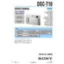 Sony DSC-T10 (serv.man2) Service Manual