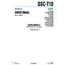 Sony DSC-T10 (serv.man9) Service Manual