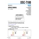 Sony DSC-T100 (serv.man9) Service Manual