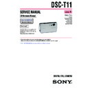 Sony DSC-T11 (serv.man3) Service Manual