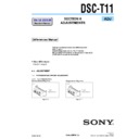 Sony DSC-T11 (serv.man4) Service Manual