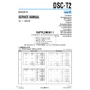 Sony DSC-T2 (serv.man5) Service Manual