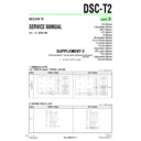 Sony DSC-T2 (serv.man8) Service Manual