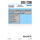 Sony DSC-T200 (serv.man4) Service Manual