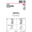 Sony DSC-T3, DSC-T33 (serv.man11) Service Manual