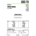 Sony DSC-T3, DSC-T33 (serv.man13) Service Manual