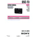 Sony DSC-T3, DSC-T33 (serv.man3) Service Manual