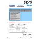 Sony DSC-T3, DSC-T33 (serv.man4) Service Manual
