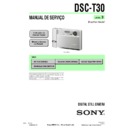 Sony DSC-T30 (serv.man10) Service Manual