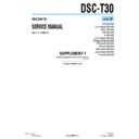 Sony DSC-T30 (serv.man5) Service Manual