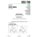 Sony DSC-T30 (serv.man6) Service Manual