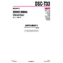 Sony DSC-T33 (serv.man5) Service Manual