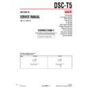 Sony DSC-T5 (serv.man12) Service Manual