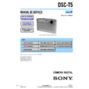 Sony DSC-T5 (serv.man16) Service Manual