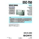 Sony DSC-T50 (serv.man2) Service Manual