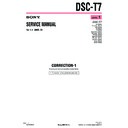 Sony DSC-T7 (serv.man10) Service Manual