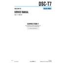 Sony DSC-T7 (serv.man13) Service Manual