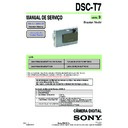 Sony DSC-T7 (serv.man17) Service Manual