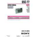Sony DSC-T7 (serv.man3) Service Manual