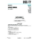 Sony DSC-T7 (serv.man6) Service Manual