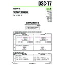 Sony DSC-T7 (serv.man8) Service Manual