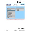 Sony DSC-T77 (serv.man3) Service Manual