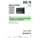 Sony DSC-T9 (serv.man13) Service Manual