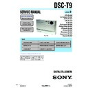 Sony DSC-T9 (serv.man2) Service Manual