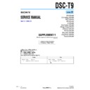 Sony DSC-T9 (serv.man6) Service Manual