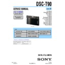 Sony DSC-T90 (serv.man2) Service Manual