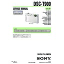 Sony DSC-T900 Service Manual