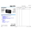 Sony DSC-TF1 Service Manual