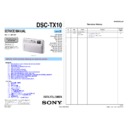 Sony DSC-TX10 (serv.man2) Service Manual