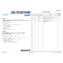 Sony DSC-TX100, DSC-TX100V (serv.man3) Service Manual