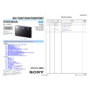 Sony DSC-TX200, DSC-TX200V, DSC-TX300 (serv.man2) Service Manual