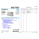 Sony DSC-TX55 (serv.man2) Service Manual