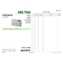 Sony DSC-TX55 Service Manual