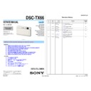 Sony DSC-TX66 (serv.man2) Service Manual