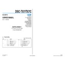 Sony DSC-TX7, DSC-TX7C (serv.man3) Service Manual