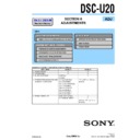 Sony DSC-U20 (serv.man4) Service Manual
