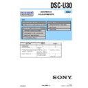 Sony DSC-U30 (serv.man4) Service Manual