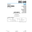 Sony DSC-U40 (serv.man7) Service Manual