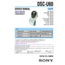 Sony DSC-U60 (serv.man2) Service Manual